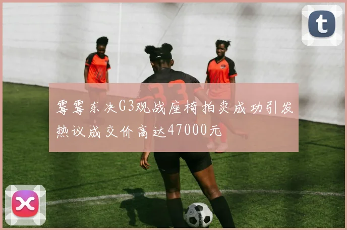 霉霉东决G3观战座椅拍卖成功引发热议成交价高达47000元